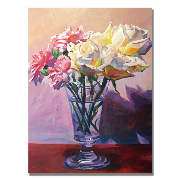 Trademark Fine Art David Lloyd Glover 'Essence of Rose' Canvas Art, 18x24 DLG0225-C1824GG